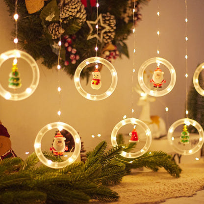 Magical LED Christmas Curtain Lights, 8 lights