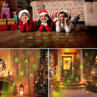 Christmas indoors and outdoors projector-12 Patterns Christmas Laser Projector